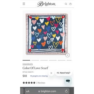 Brighton Collectables Color of Love Scarf